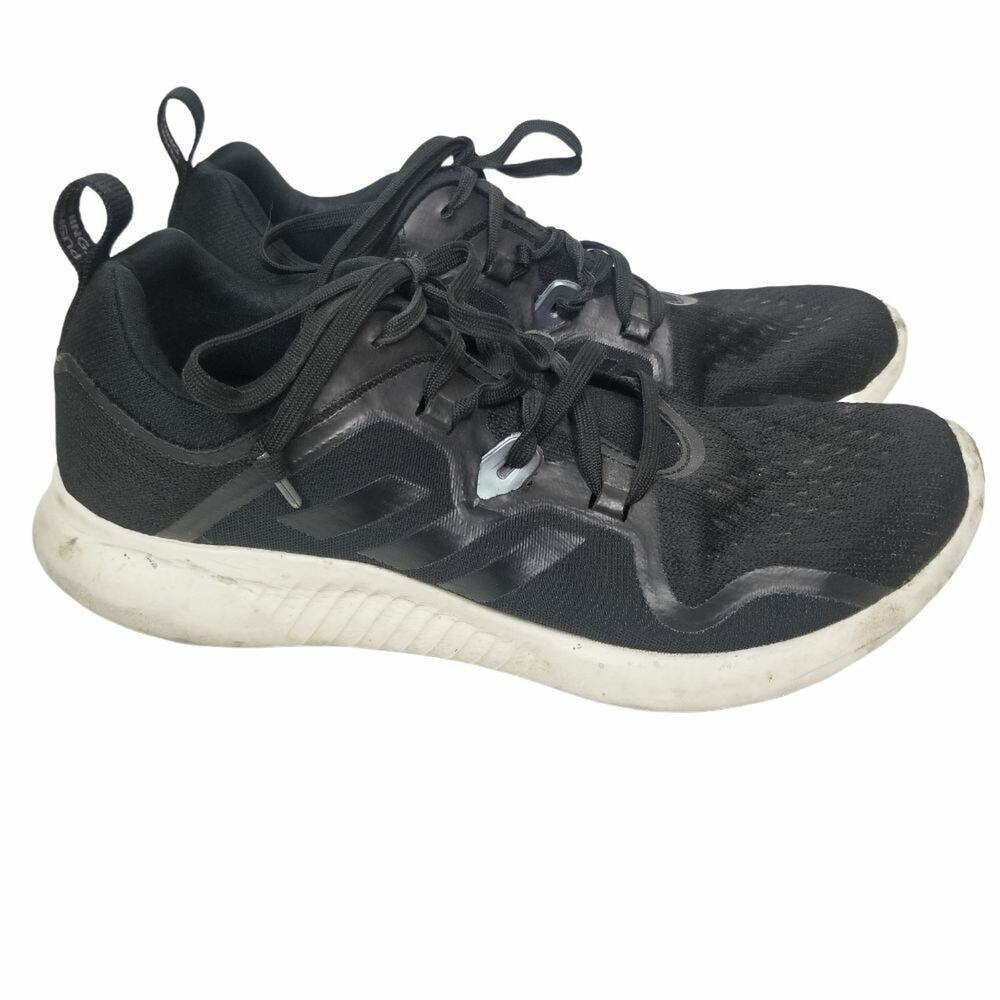 Adidas Womens Black Edgebounce Running Shoes Size 10 Athletic Lace Up Sneakers